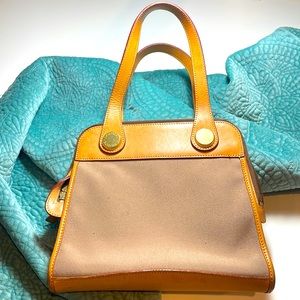 👜 Vintage Dooney & Bourke Cabriolet Dome Bag in Tan